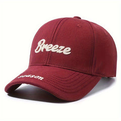 Embroidered Canvas Baseball Cap for Men - Outdoor Sun Hat for Fishing