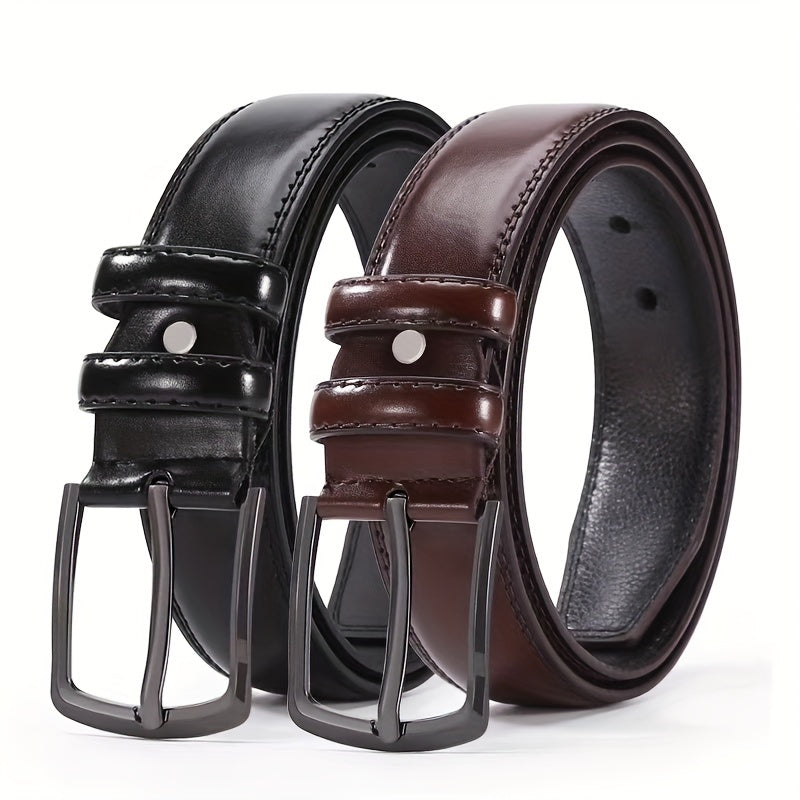 Men's Leather Business Leisure High Pure Cowhide Belt
