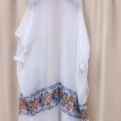 Boho Embroidery Shawl Large Wrap Sunscreen Cover Up Women