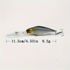 8pcs Plastic Minnow Fishing Lures 9 2g Deep Diving