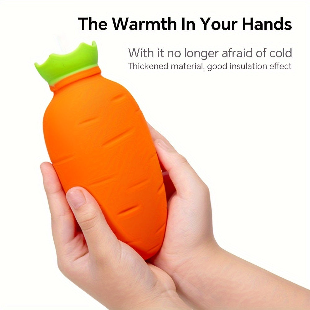 Carrot Cartoon Hand Warmer Silicone Hot Water