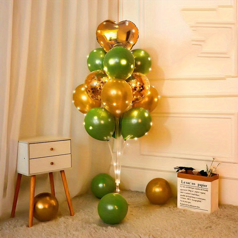 14pcs Table Balloons Scene Decorations Mother's Party Supplies