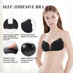 Wing Shape Push Up Bra For Strapless Dresses