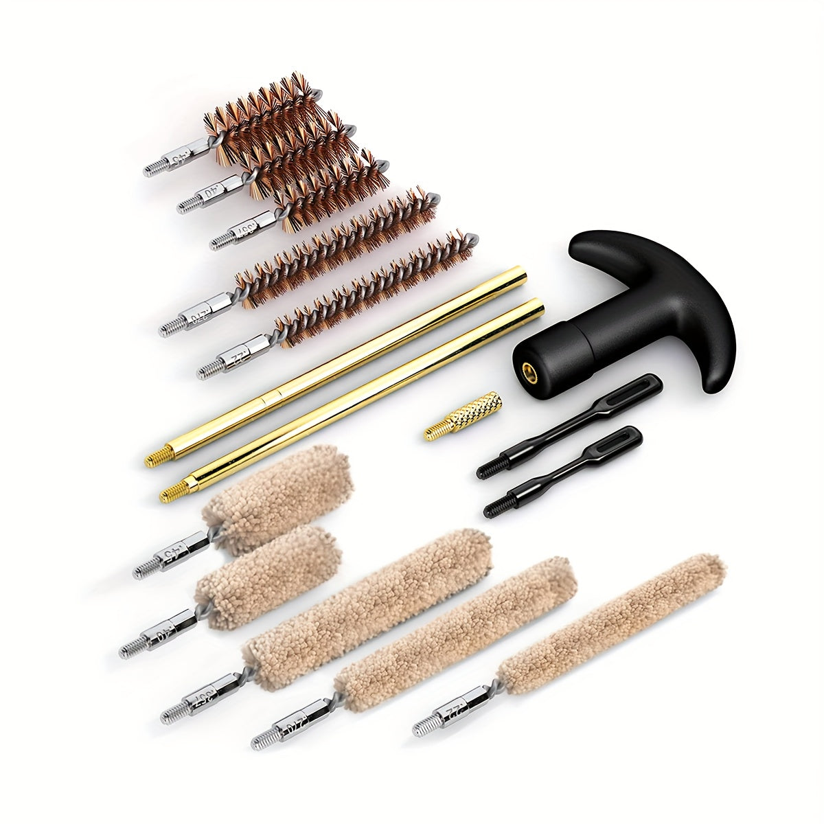 Heavy Duty Cleaning Kit Rod Brass Brush Set