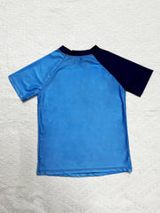 Toddler Boys Shark Swimsuit Set Short Sleeve Top & Shorts & Cap