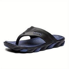 Men's Slip On Flip Flops with Arch Support Lightweight Non-slip Beach Sandals