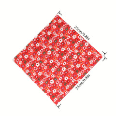 7pcs DIY Floral Fabric Patchwork Sewing Quilting Scrapbooking