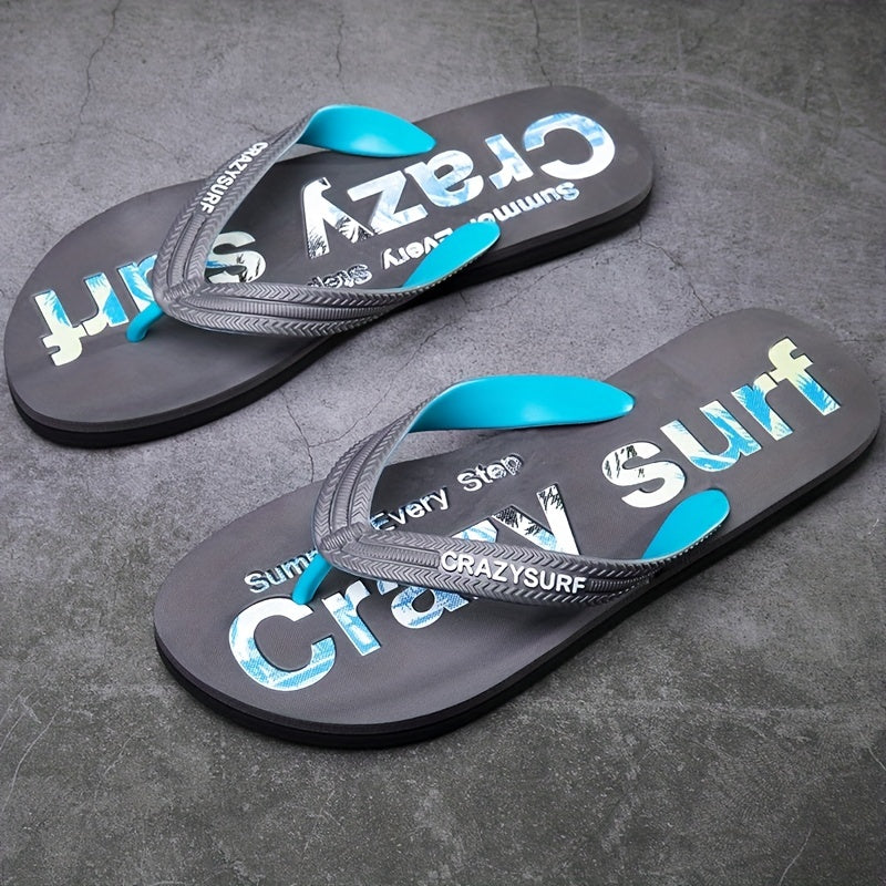 Men's Lightweight Non Slip Flip Flops Quick Drying Thong Sandals
