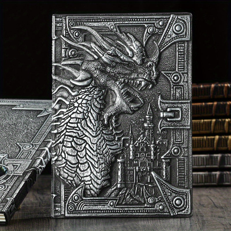 3D Dragon Relief Notebook for Holiday Gift