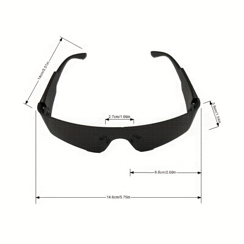 Men's Rimless Sunglasses Windproof Cycling Sports Eyewear