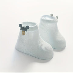 4Pairs Newborn Baby Socks Cotton Blend Comfy Boys Girls