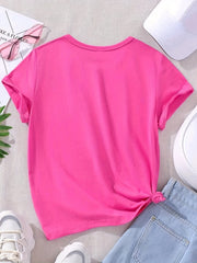 Toddler Baby Girls T Shirt Solid All match Blouse