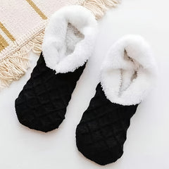 Winter Plush Cotton Warm Non-slip House Shoes