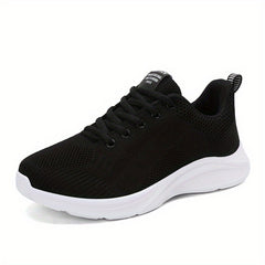 Breathable Ombre Lace Up Women's Running Shoes