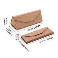 Minimalist Foldable Glasses Case Solid Eyeglasses Protective Holder