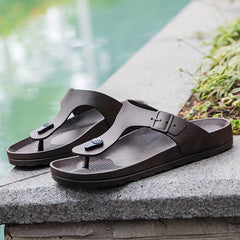 Men's Non Slip Flip Flops, Comfy Thong Sandals for Summer