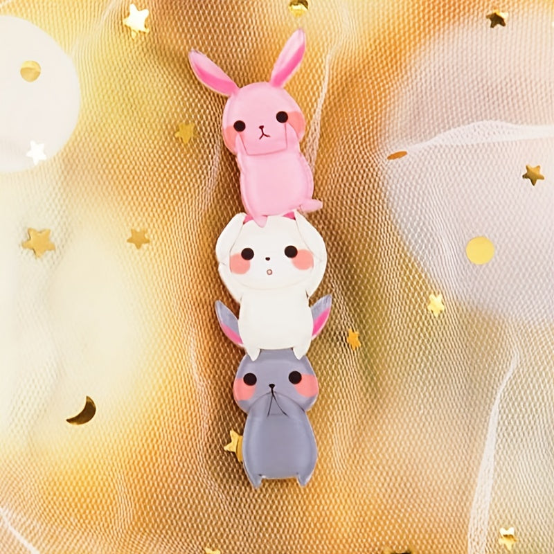 10pcs Acrylic Cartoon Pin Bags Hat Decoration Accessories for Girls