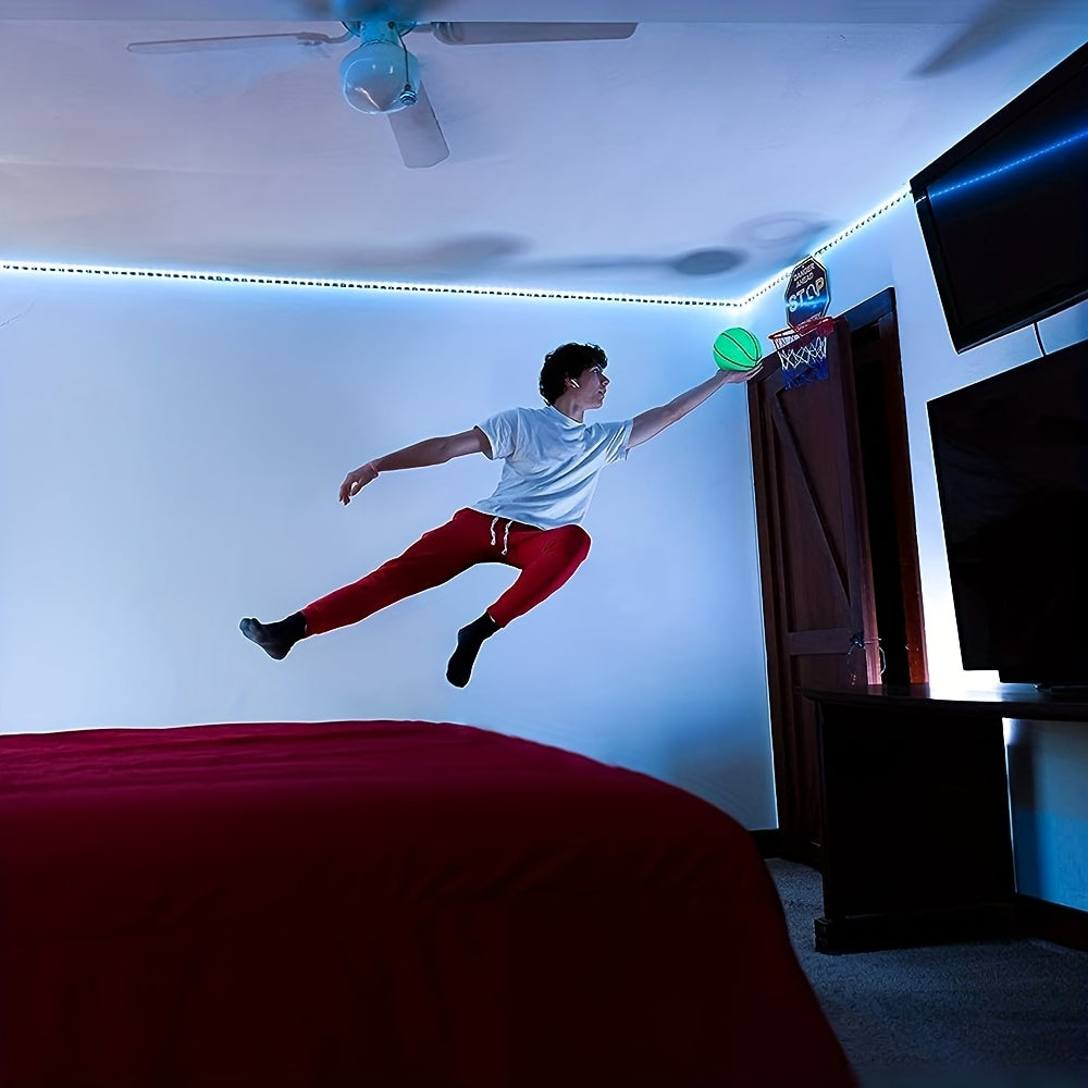 Glow Mini Basketball for Night Training Game