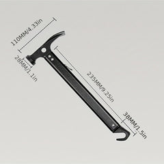 Aluminum Camping Hammer - Lightweight Tent Stake Hammer