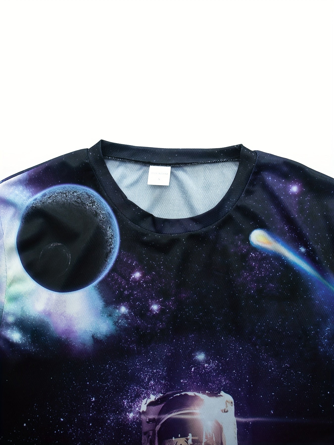 Men's 3D Print Loose T Shirt for Summer Fun