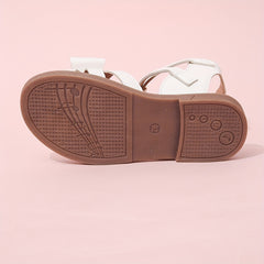 Bowknot Open Toe Sandals for Girls Lightweight Anti Slip Sandals