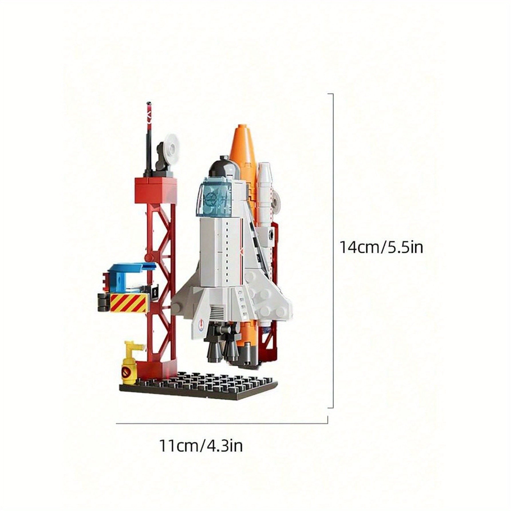 Interactive Space Building Block Toy for Kids - Astronaut Rocket Station