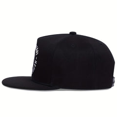 Men's Classic Flat Brim Hat for Summer Outdoor