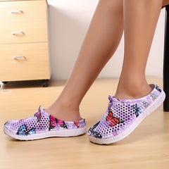 Women's Butterfly Hole Slippers Non-slip Beach Slippers