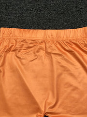 Letter Print Skinny Shorts Yoga Casual Summer Shorts Women's Clothing