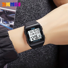 Men's Square Electronic Watch