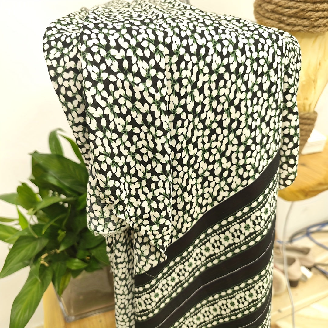 1yd Comfortable Breathable Chiffon Fabric DIY Clothes Pants Dress Fabric
