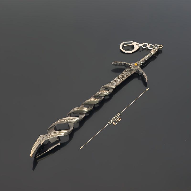 Mini Sword Pendant Keychain Weapon Model Toy Sword Pendant Collection