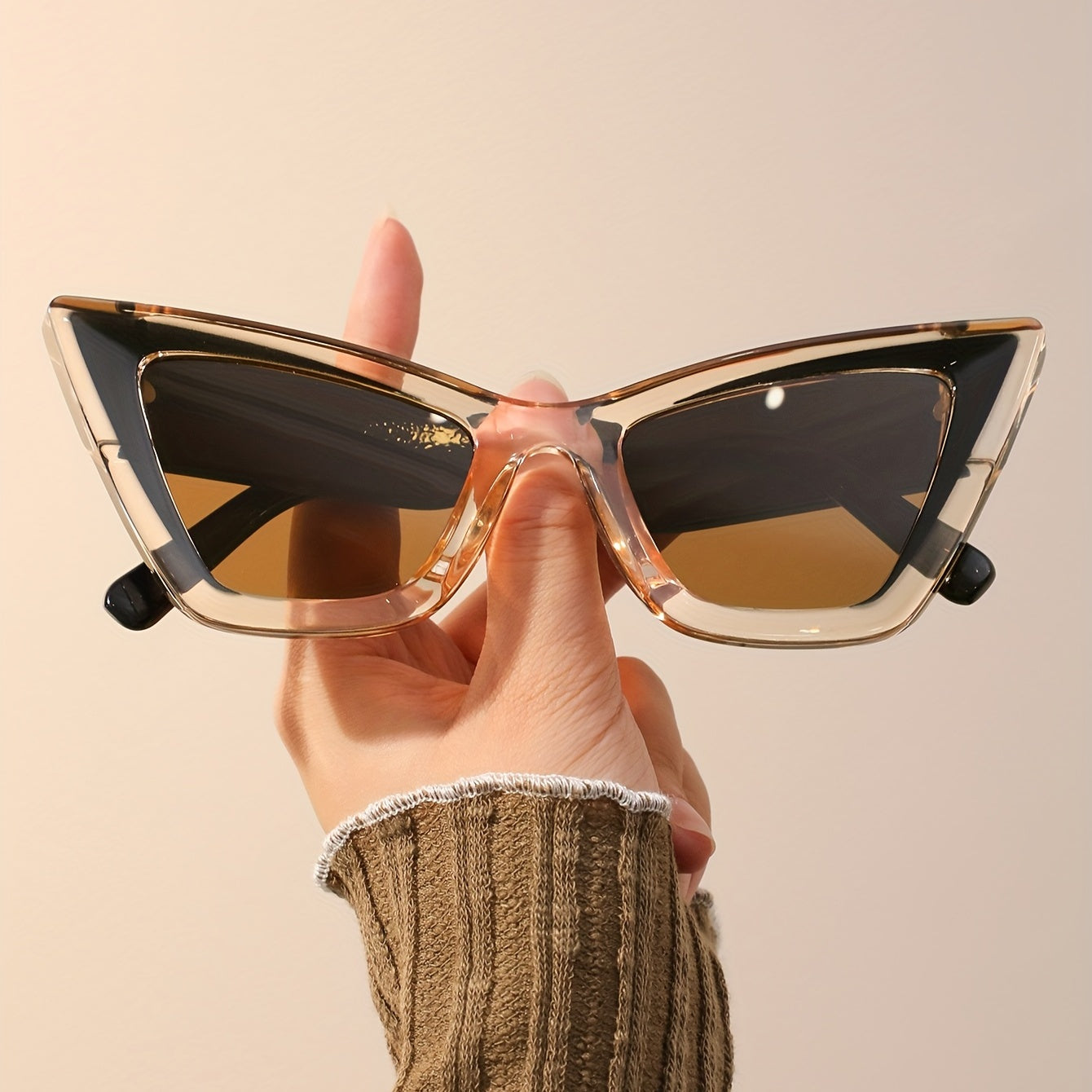 Y2K Cat Eye Sunglasses UV400 Anti Glare Glasses