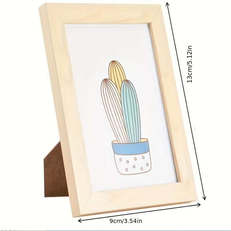 Newborn Photo Frame Pendulum Wall 5 6 7 8 10 16 A4 Picture Frame Solid Wood