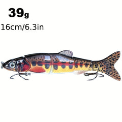 Lifelike Glide Bait Jointed Swimbait for Big Bass Fishing