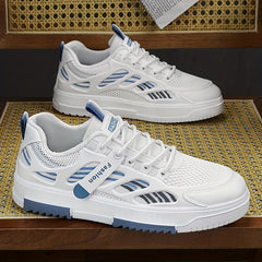 Men's Traction Skate Shoes Breathable Lace-Up Sneakers