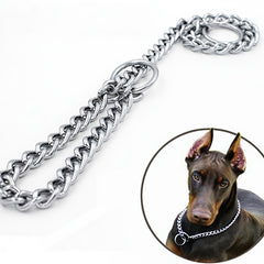 Adjustable Anti Bite Dog Chain Necklace for Control