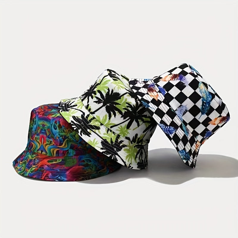 Colorful Fisherman Hat Tie dye Sunscreen Cap Men Women