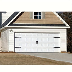 6pcs Garage Door Magnetic Decorative Hardware Faux Hinges Handles Kit