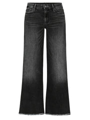 High Waist Straight Loose Boyfriend Jeans Water Ripple Embossed Crotch