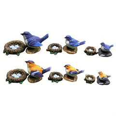 Bird Resin Crafts Home Decoration Garden Toy Animal Figurine