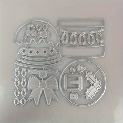 Christmas Santa Claus Metal Cutting Dies for Scrapbooking Craft Stencil