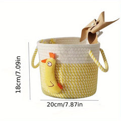Snack Storage Basket Dorm Room Decor Bedside Organizer