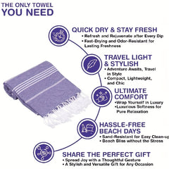 Oversized Beach Towel Sandproof Quick Dry Travel Outdoor Pool Essentials