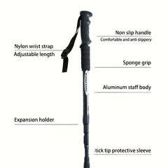 Ultralight Telescopic Trekking Pole Portable and Adjustable Walking Stick