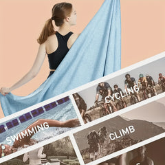 Double Sided Velvet Beach Towel Sports Towel Quick Drying