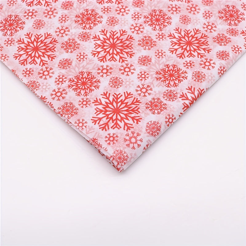 10pcs 20in 26in Colorful Valentine's Wrapping Paper Snow Christmas Gift