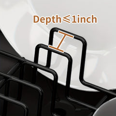 2 Tier Dish Drying Rack with Drainboard & Utensil Holder