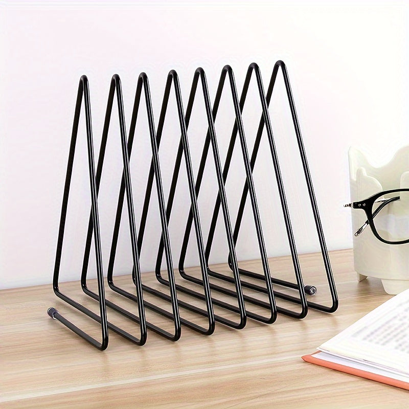 1pc Book Organizer Magazine Holder Desktop File Sorter Organizer Bookend