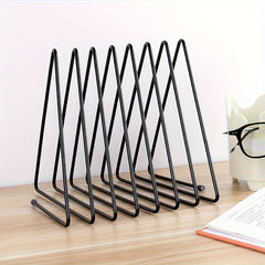 1pc Book Organizer Magazine Holder Desktop File Sorter Organizer Bookend